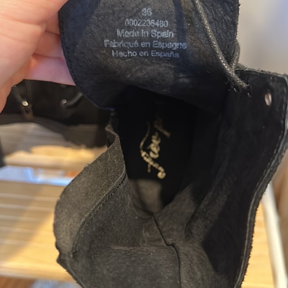 Free People Suede Combat Boots - Picture 3 of 3